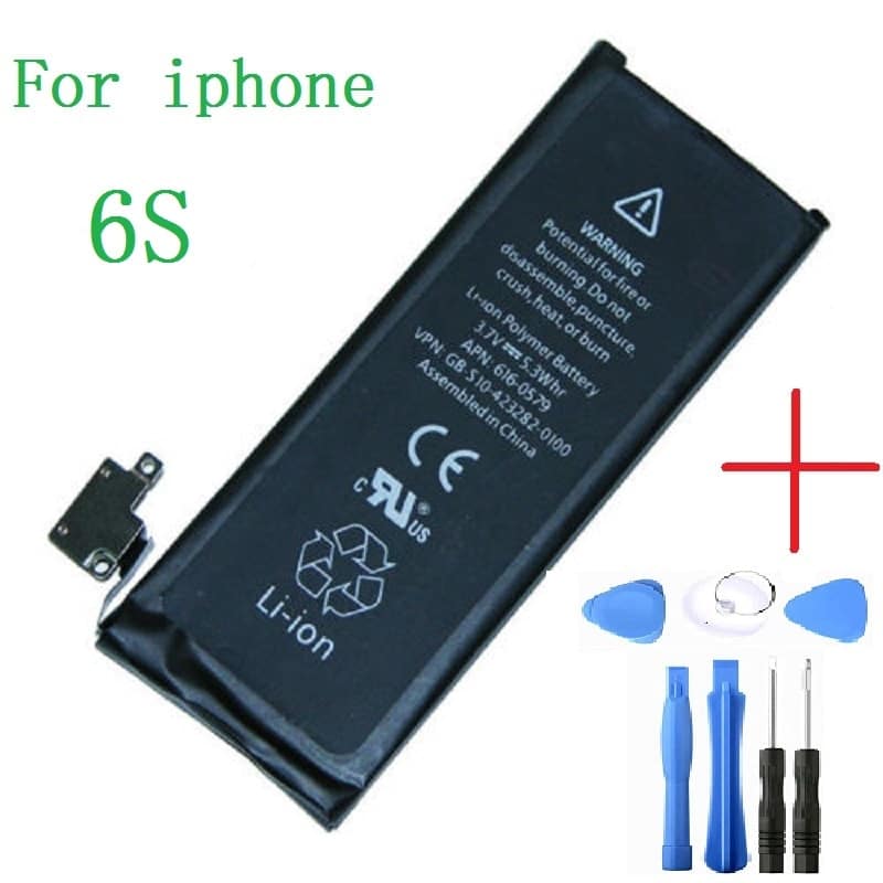 1725 mAh Li Ion New Battery Replacement For Apple iPhone 6S Flex Cable ...