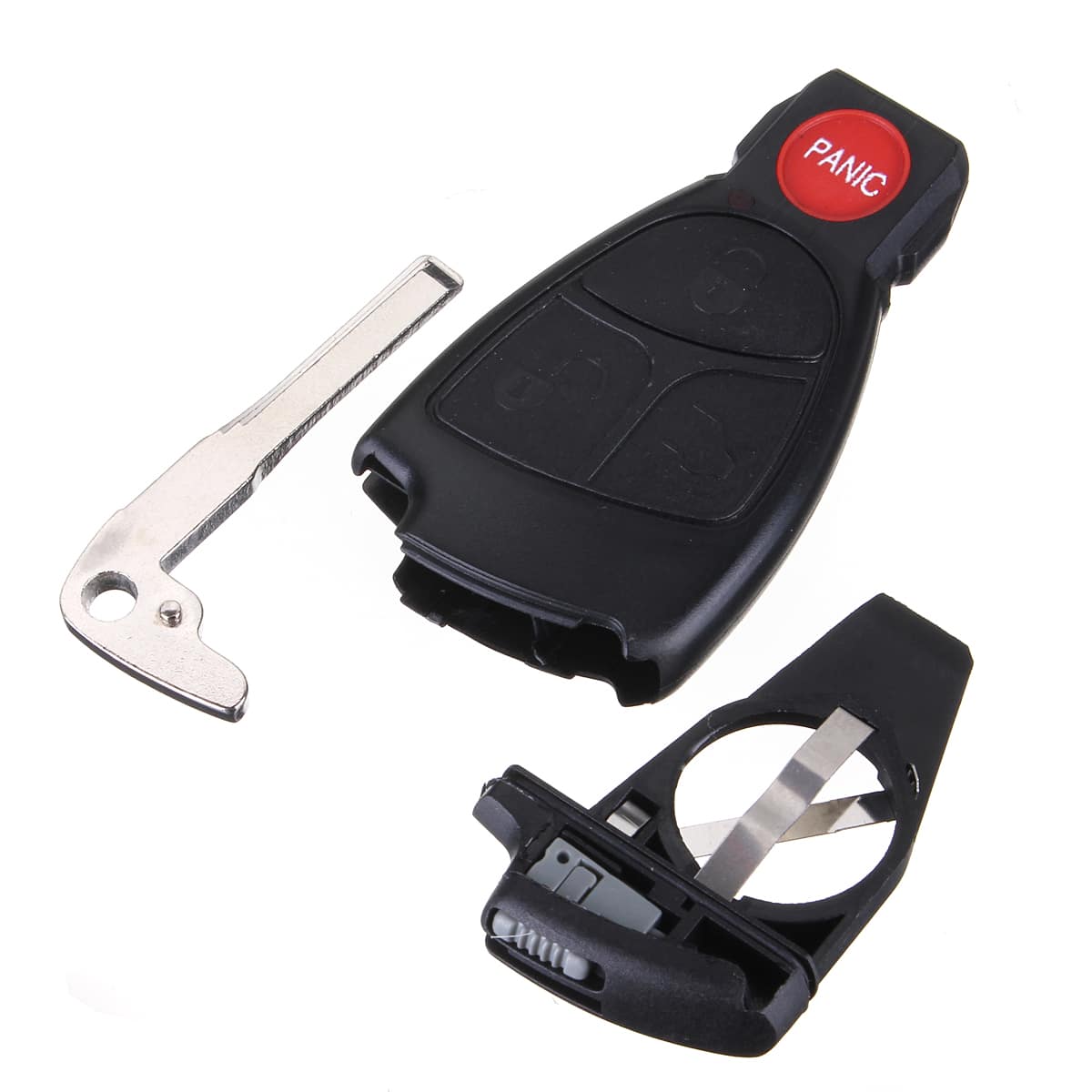 3 1 BNT Remote Key Fob Replace Case Shell Battery Holder for Mercedes ...