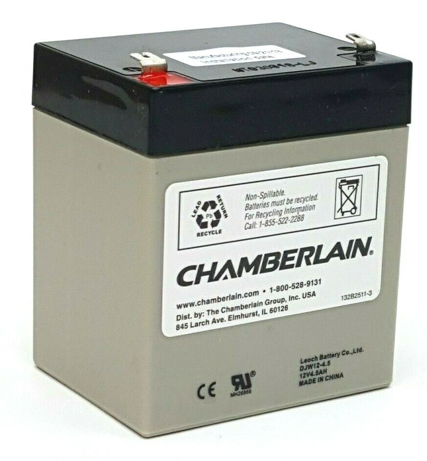 Chamberlain Garage Door Opener Backup System Replacement Battery