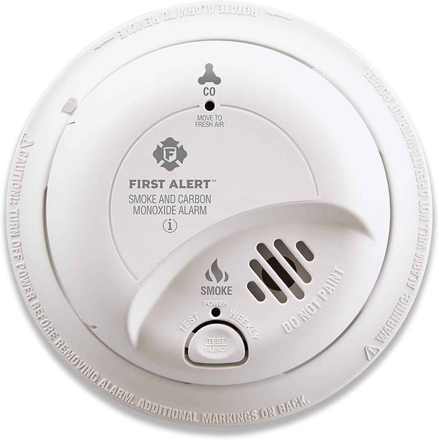 First Alert Hardwired Smoke and Carbon Monoxide Detector with Battery ...