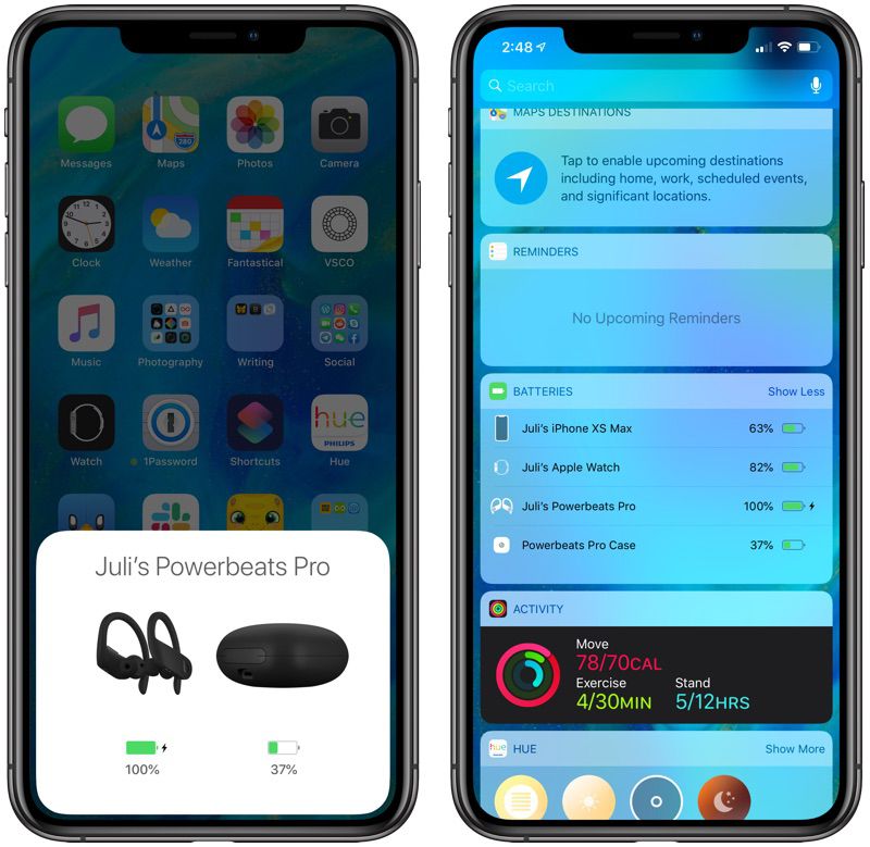 How to Check Powerbeats Pro Battery Life on iPhone and Apple Watch ...