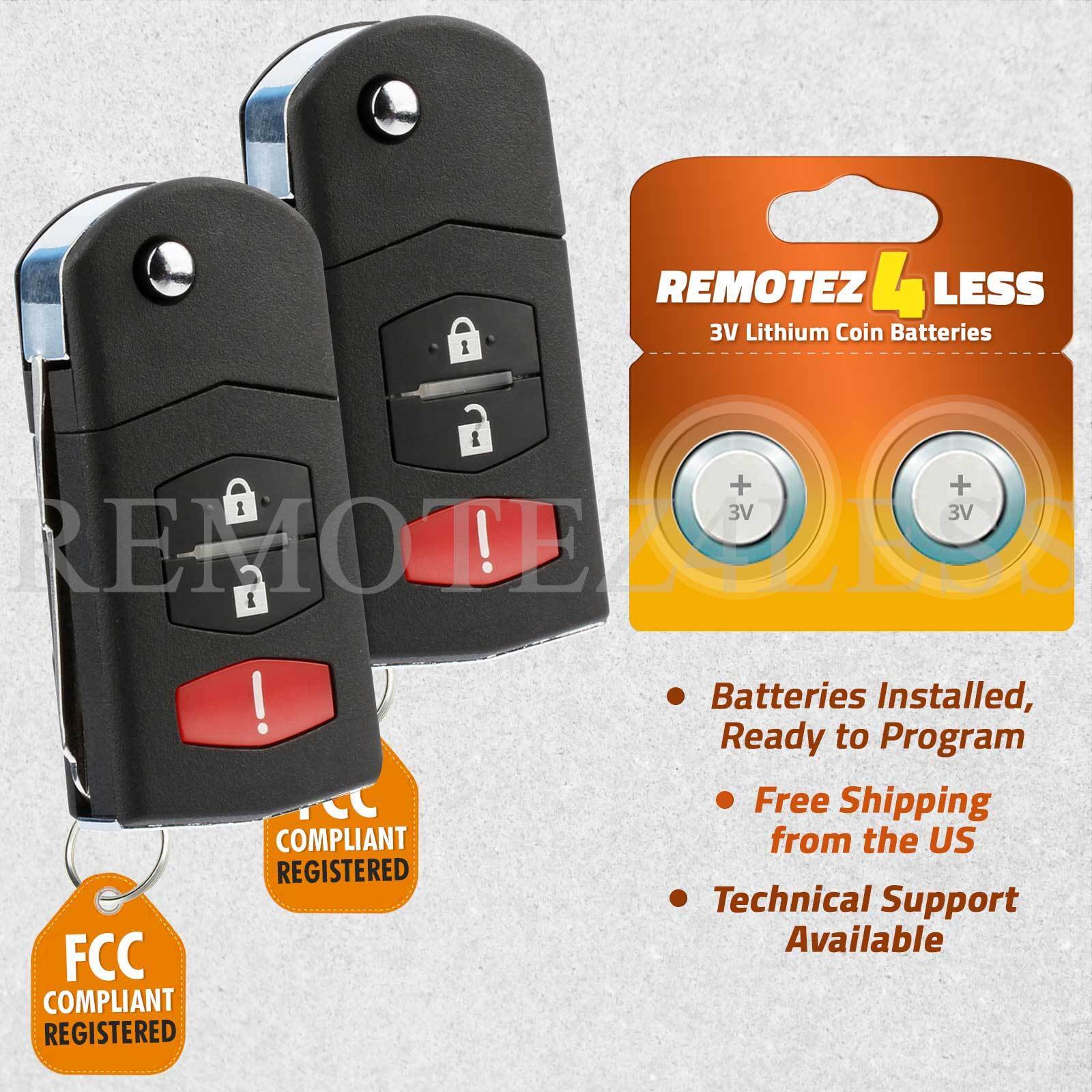 Mazda 3 Key Fob Battery Replacement 2012