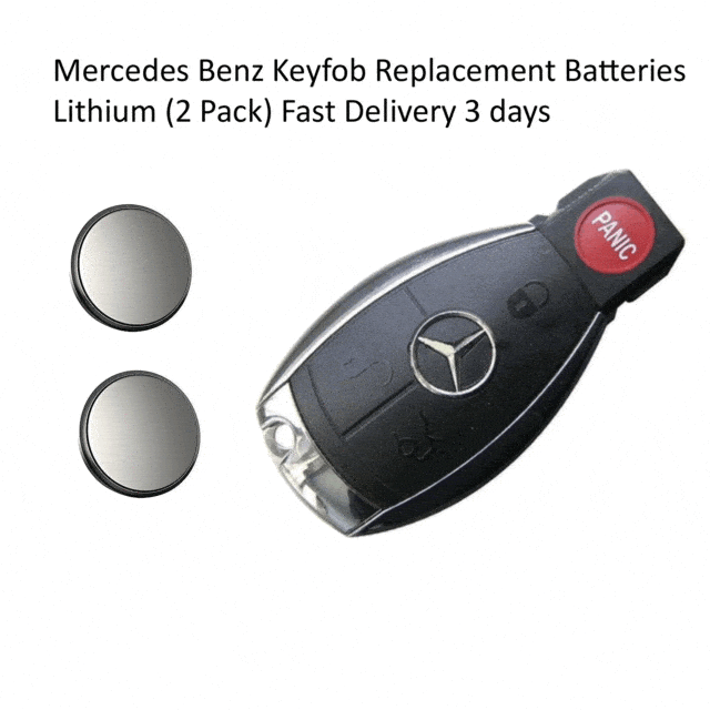 Mercedes Benz Keyfob Replacement Battery 2 Pack Fast Delivery.